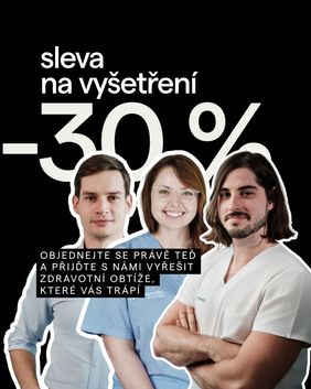 Vasmedic - Black Friday - sleva 30 % na vstupní a komplexní vyšetření