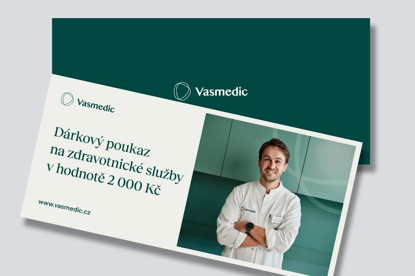Dárkový poukaz na zdravotnické služby Vasmedic 2 000 Kč