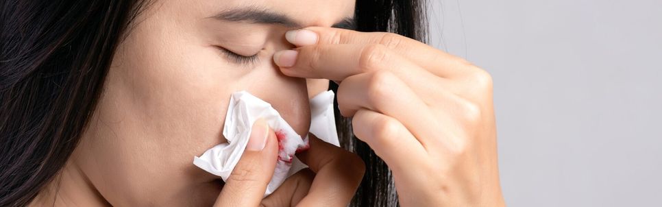 Krvácení z nosu dokáže potrápit v každém věku